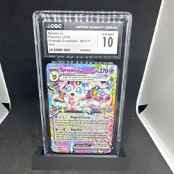Pokemon Sylveon ex CGC 10 041/131 Sv: Prismatic Evolutions English Holo - Image 1
