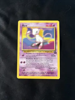 Pokemon TCG Mew Promo #8 Black Star MP - Image 4