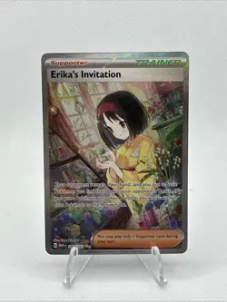 Pokemon TCG - S&V 151 - 203/165 Erika's Invitation - SIR - NM/M - Image 1