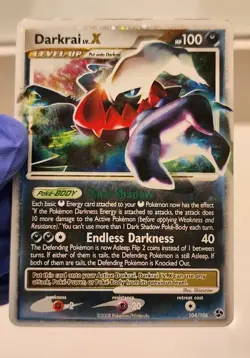 Pokemon TCG Darkrai LV.X Great Encounters 104 Holo Rare Holo LV.X Lightly Played - Image 1