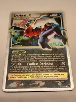 Pokemon TCG Darkrai LV.X Great Encounters 104 Holo Rare Holo LV.X Lightly Played - Image 3