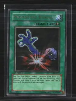 Yu-Gi-Oh! Pharaoh's Servant Premature Burial 1st Edition PSV-037 - Image 1
