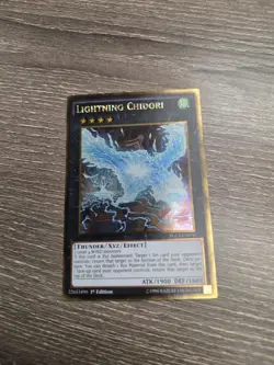 Yu-Gi-Oh Lightning Chidori PGL3-EN070 Gold Rare 1st Edition NM - Image 1
