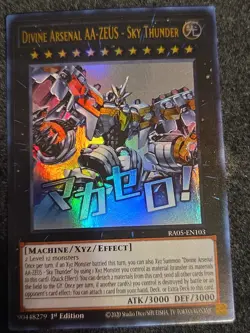 Yu-Gi-Oh! Divine Arsenal AA-ZEUS - Sky Thunder 1st Ed. RA05-EN103 Ultra NM - Image 1