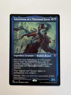 Sakashima of a Thousand Faces - ETCHED FOIL - MTG Commander Legends - NM - Image 1