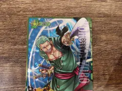 One Piece Bandai Miracle Battle- IC1 GR Rare Holo - Roronoa Zoro - Image 4