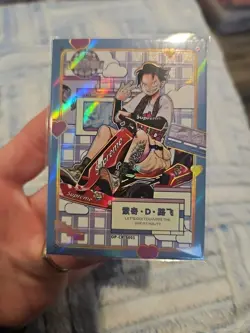 One Piece Collectible Trading Thick Card Stock Holo Foil Monkey D Luffy Supreme - Image 1