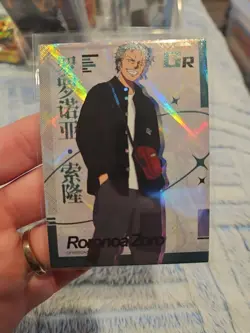 One Piece Collectible Thick Card Stock Foil Card Roronoa Zoro GR - Image 1