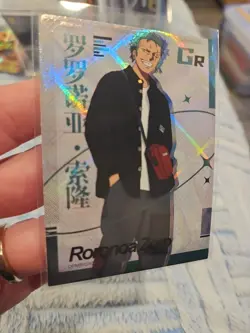 One Piece Collectible Thick Card Stock Foil Card Roronoa Zoro GR - Image 5
