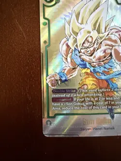 Bandai Dragon Ball Super Card Game Son Goku FB05-119 SCR Foil Battle 45000 - Image 4