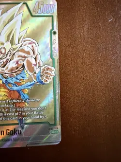 Bandai Dragon Ball Super Card Game Son Goku FB05-119 SCR Foil Battle 45000 - Image 5