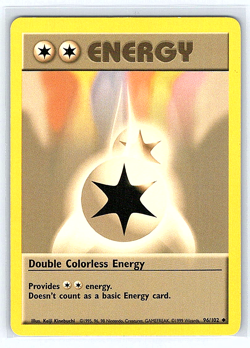 Double Colorless Energy 96/102 Base Set NM or LP Pokemon Card - Image 1