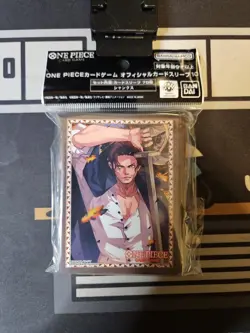 One Piece TCG Card Sleeves Set 10 70ct Red Hair Shanks - Image 1