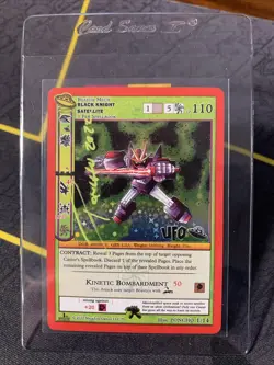 Black Knight Satellite SIGNED by PONCHO MetaZoo 1st Edition Holo Promo Card - Image 1