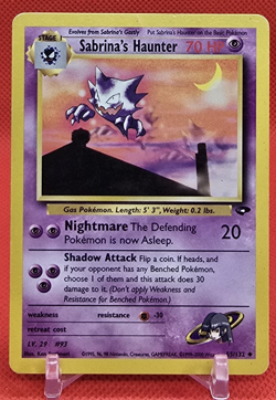 Sabrina's Haunter 55/132 - Gym Challenge - Pokemon Card MP - Image 1