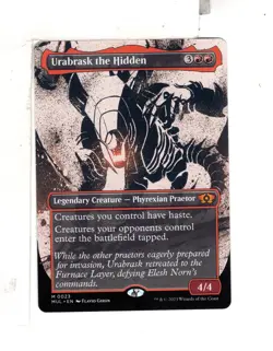 MTG SkeenAB Urabrask the Hidden BORDERLESS from MUL. NM. - Image 1