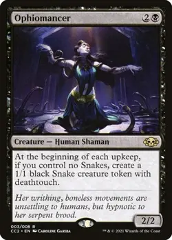 Ophiomancer - Foil Commander Collection: Black NM MTG - Image 1