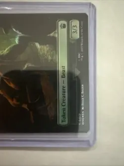 Copy / Beast #1/17 Double-Sided Token Foil Doctor Who Magic the Gathering - Image 3