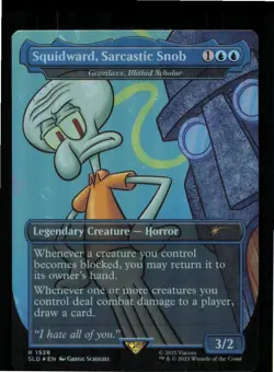 Squidward, Sarcastic Snob - Grazilaxx, Illithid Scholar 1928 SLD MTG NM - Image 1