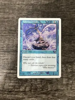 MTG 1x Tolarian Winds x1 LP 7th Edition - Image 1