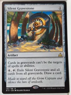 Silent Gravestone - Rivals of Ixalan - Magic the Gathering MTG Nice! - Image 1