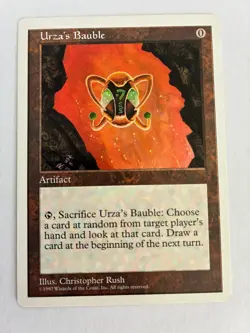 MAGIC THE GATHERING 5th EDITION URZA'S BAUBLE NM ENGLISH MTG - Image 1