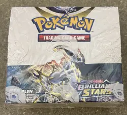 Pokemon TCG Sword & Shield-Brilliant Stars Booster Display Box (36 Packs) Sealed - Image 1