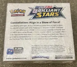 Pokemon TCG Sword & Shield-Brilliant Stars Booster Display Box (36 Packs) Sealed - Image 3