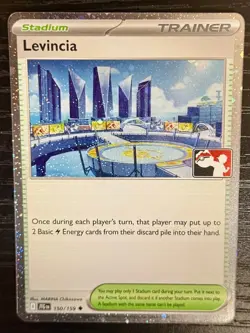 Levincia 150/159 (Cosmos Holo) JTG Play! Prize Pack English Pokemon Card NM - Image 1