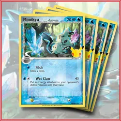 Pokemon TCG: Mimikyu SWSH136 Sword & Shield Promo Set of 4 - Image 1
