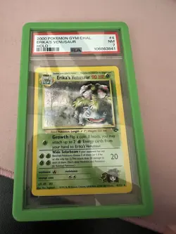 PSA 7 2000 Pokemon Gym Challenge Erika's Venusaur Holo 4/132 Unlimited - Image 1