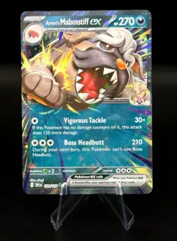Pokemon Arven's Mabosstiff ex 139/182 DRI Destined Rivals Near Mint - Image 1