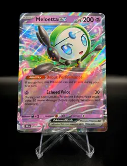 Meloetta ex Scarlet and Violet 044/086 Black Bolt Pokemon TCG Near Mint - Image 1