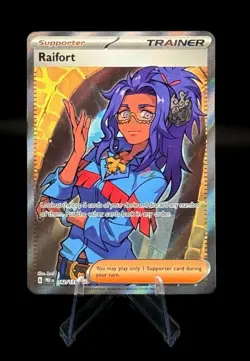 Raifort 142/131 Full Art Trainer Prismatic Evolutions Pokemon TCG Near Mint - Image 1