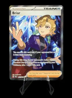 Briar 163/142 Ultra Rare Stellar Crown Pokemon Trainer TCG Near Mint - Image 1