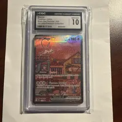 2023 Pokemon Black Star Mew EX #53 CGC 10 - Image 2