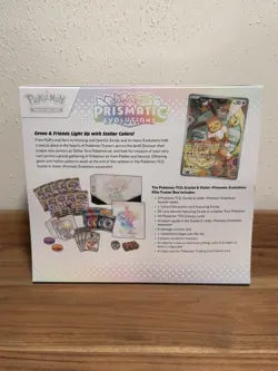 Pokemon Prismatic Evolutions ETB Eevee 2025 English Factory SEALED - Image 2