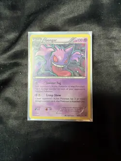 Pokemon Gengar 60/162 Breakthrough Holo Rare 130 HP Stage 2 Sinister Fog - Image 1