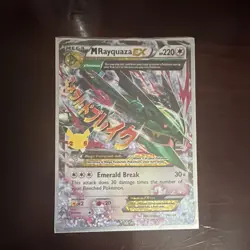 Pokemon M Rayquaza EX 76/108 Celebrations Classic Collection Holo 220 HP - Image 1