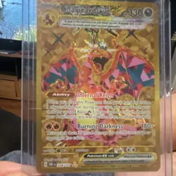 Pokemon TCG Charizard 4/102 Base Set Holo Rare English 120 HP Stage 2 - Image 1