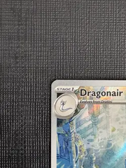 Pokemon TCG Dragonair Illustration Rare Holo 181/165 SV 151 100 HP Eng 2023 - Image 2