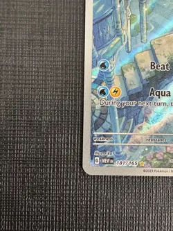 Pokemon TCG Dragonair Illustration Rare Holo 181/165 SV 151 100 HP Eng 2023 - Image 4