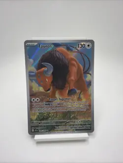 2026 Pokemon Chaos Rising Tauros 096/086 Illustration Rare Full Art NM/M - Image 1