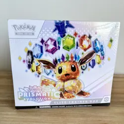 Pokemon TCG Prismatic Evolutions Elite Trainer Box ETB Brand New Factory Sealed! - Image 1