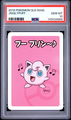 2019 POKEMON OLD MAID JIGGLYPUFF PSA 10 - Image 1