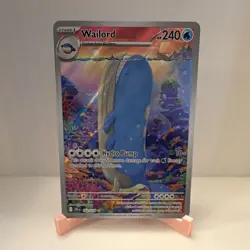 The Pokemon Company Wailord 162/159 SV09 Illustration Rare Full Art Holo 240HP - Image 1