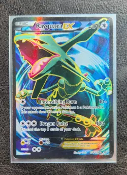 Pokemon TCG: Rayquaza EX Full Art Ultra Rare 104/108 XY Roaring Skies - Image 1