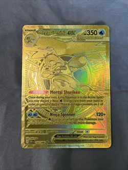 Pokemon TCG Chaos Rising Mega Greninja Ex Mega Hyper Rare 122/086 English NM - Image 1