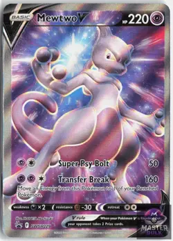 Mewtwo V SWSH229 Holo Promo Sword & Shield Promo Pokemon Near Mint - Image 1
