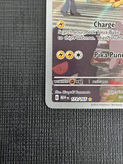 Pokemon TCG Pikachu Illustration Rare Holo 173/165 SV 151 60 HP English - Image 4